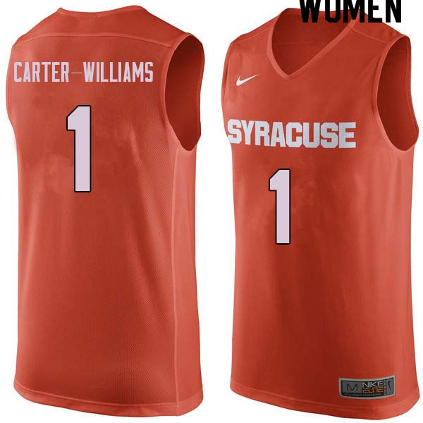 Women #1 Michael Carter-Williams Syracuse Orange College Basketball Jerseys Sale-Orange